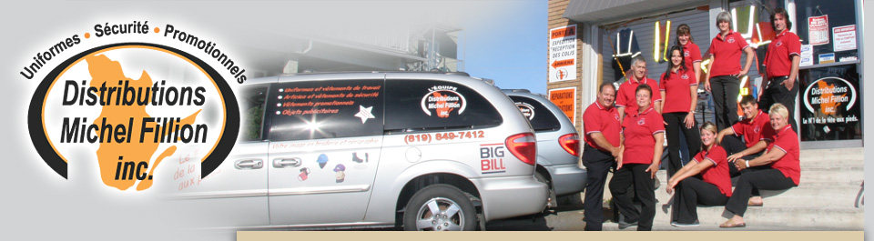Distribution Michel Fillion inc. - Uniformes, S&eacute;curit&eacute;, Promotionnels